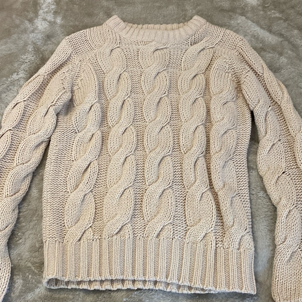 Brave Soul London Cream Link Sweater